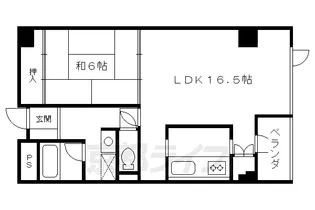 メゾンアルマ【502号室】の間取り