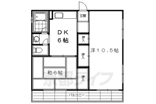 京都府京都市中京区壬生相合町【マンション】の間取り