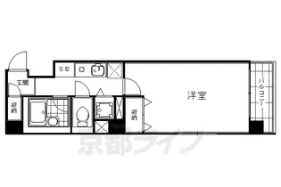 インペリアル御池【604号室】の間取り