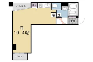 ロイヤルプラザ御幸町【501号室】の間取り