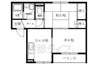 メゾン・ド・ボワⅠ【101号室】の間取り