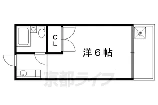 カサクレール北村【505号室】の間取り