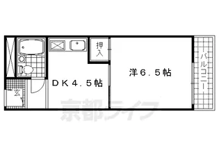梅津シティハウスⅠ【306号室】の間取り