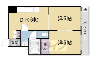 エスポワール峯【502号室】の間取り