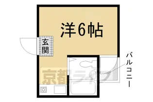 京都府京都市右京区西院六反田町【マンション】の間取り