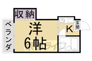 京都府京都市右京区梅津西浦町【マンション】の間取り