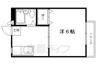 シティハイツエトワール【203号室】の間取り