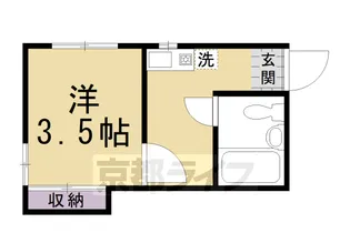 マンション松原【2階】の間取り