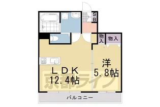 ユアメゾン桂【1階】の間取り