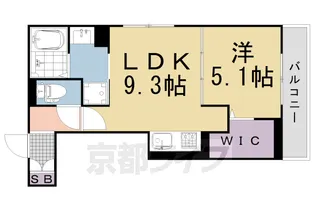 京都府向日市森本町下森本【アパート】の間取り
