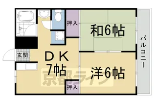 西喜マンション【1階】の間取り