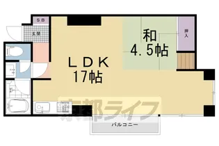 シーズン嵐山【208号室】の間取り