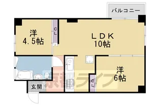 シーズン嵐山【802号室】の間取り