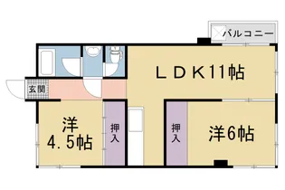 シーズン嵐山【4階】の間取り