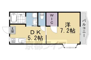 ホワイトハウス【201号室】の間取り
