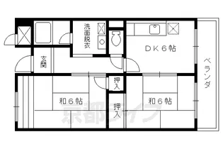 クレアンス佐伯【401号室】の間取り