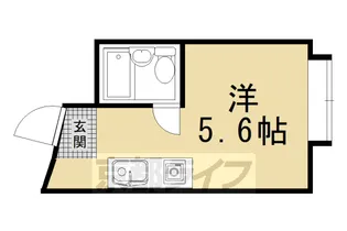 シャピタン六角【4階】の間取り