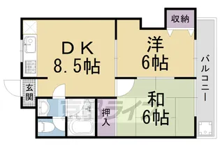 ロイヤルハイツ西沢【3階】の間取り