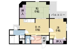 コア・ファースト山下【2階】の間取り