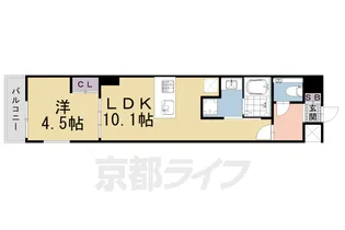 VineOakLisvi【301号室】の間取り