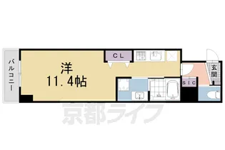 VineOakLisvi【202号室】の間取り