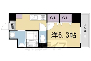 CELESTE大久保新田【405号室】の間取り