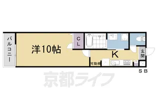 カサカーネ【301号室】の間取り