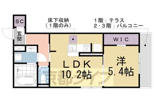 TheBonds三井寺【3階】の間取り