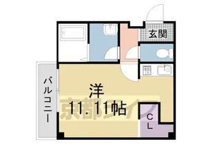 ボヌール竹田【2階】の間取り