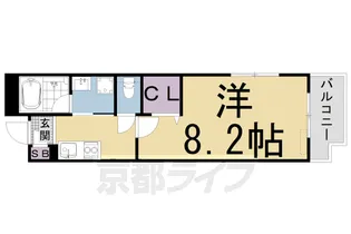 Maison京都このえ【301号室】の間取り