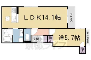 シャーメゾンハピネス参番館【1階】の間取り