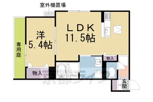 シャーメゾンハピネス参番館【1階】の間取り