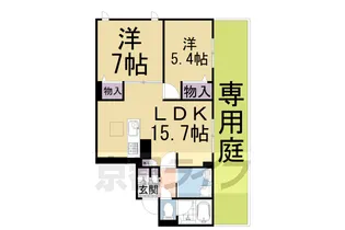 京都府城陽市寺田【マンション】の間取り