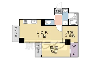 Hale Luana東山【3階】の間取り