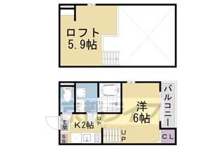 「リチェッターコロ」【102号室】の間取り