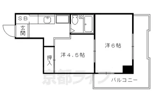 グランドメイソンセブン【406号室】の間取り