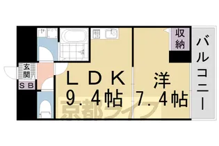 ル・ボーシエル【3階】の間取り