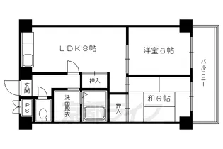 ハミング西浦【102号室】の間取り