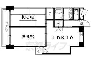 ハミング西浦【4階】の間取り