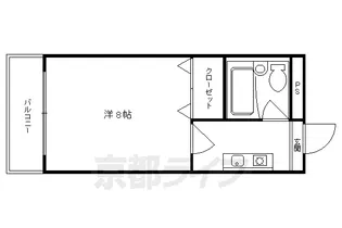 京都府京都市南区吉祥院長田町【マンション】の間取り
