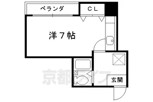 1Rの間取り画像
