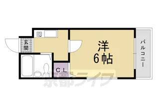 モンテレジデンス京都駅前【301号室】の間取り