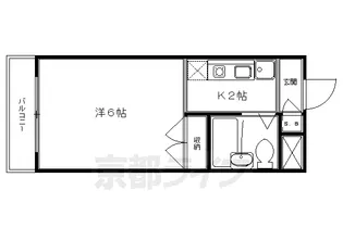 メゾンブランシュB【5階】の間取り