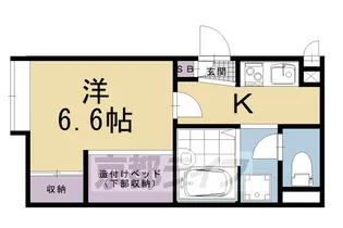 レオパレス三条東山【101号室】の間取り
