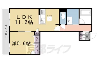 クオレール はな【1階】の間取り