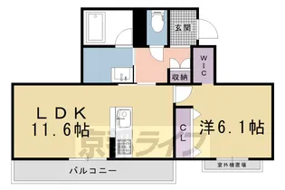 クオレール はな【3階】の間取り