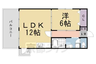 メゾン醒ヶ井【1階】の間取り