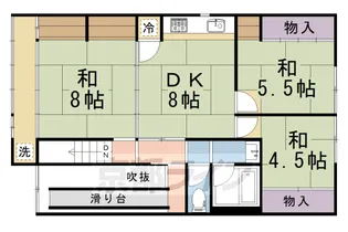 京都府京都市上京区硯屋町【一戸建】の間取り