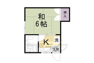 新栄荘【207号室】の間取り