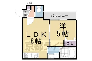 CASA WOOD 東伊達【2階】の間取り